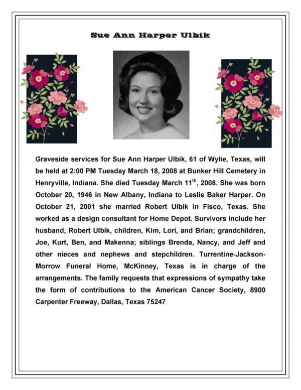 Sue Ann Harper Ulbik