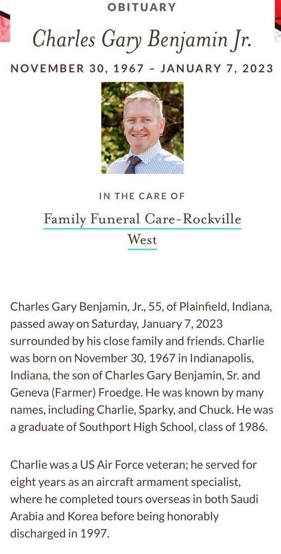 Charles Gary Benjamin Jr