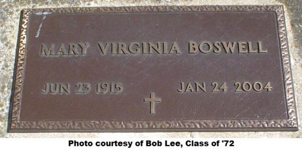 Mary Virginia (smiley) Boswell