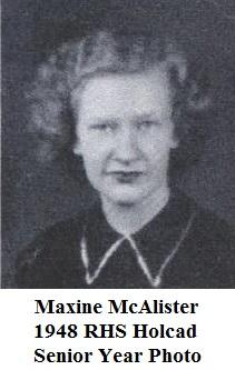 Maxine (mcalister) Bradburn