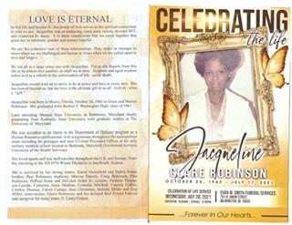 Jacqueline Clare Robinson