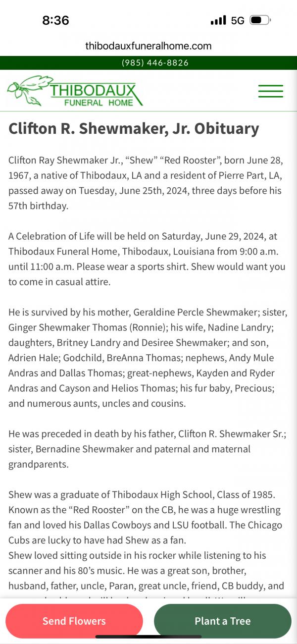 Clifton Shewmaker, Jr. (shew)