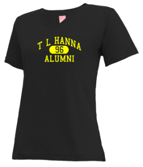 T L Hanna High School V-neck Shirts